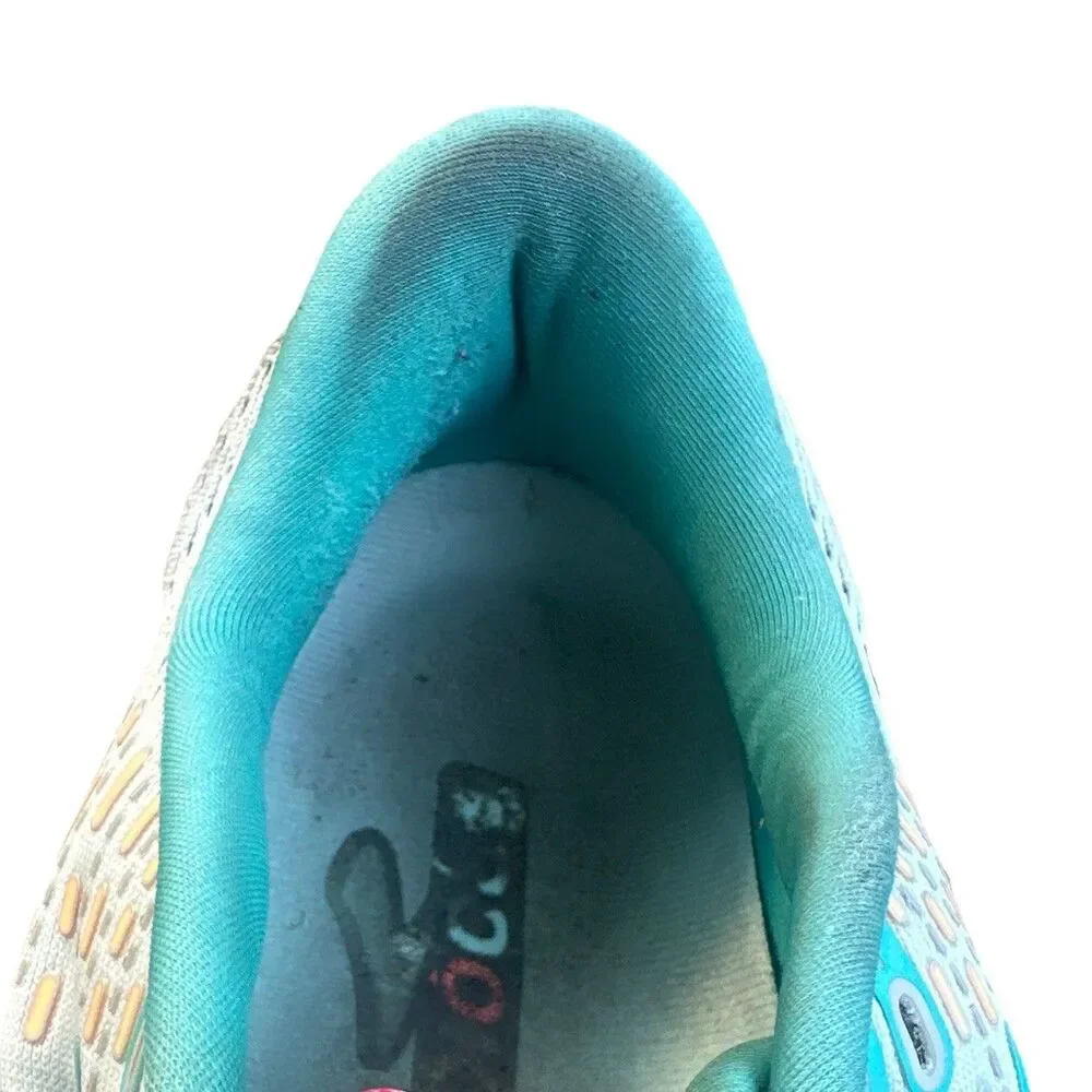 Brooks Glycerin 20 Womens Running Shoes Size 9 Gray Teal Pink Cushion Road